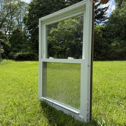 Double Pane Vinyl Windows With Screens  (Different Dimensions Available)