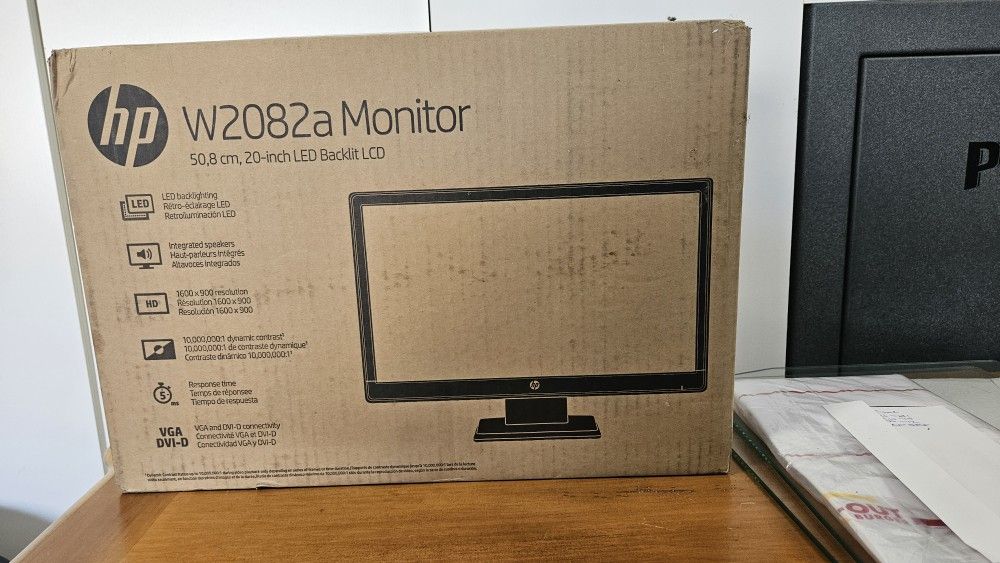 HP 2082a 20 Inch Wide Screen Led Backlit Lcd NEW