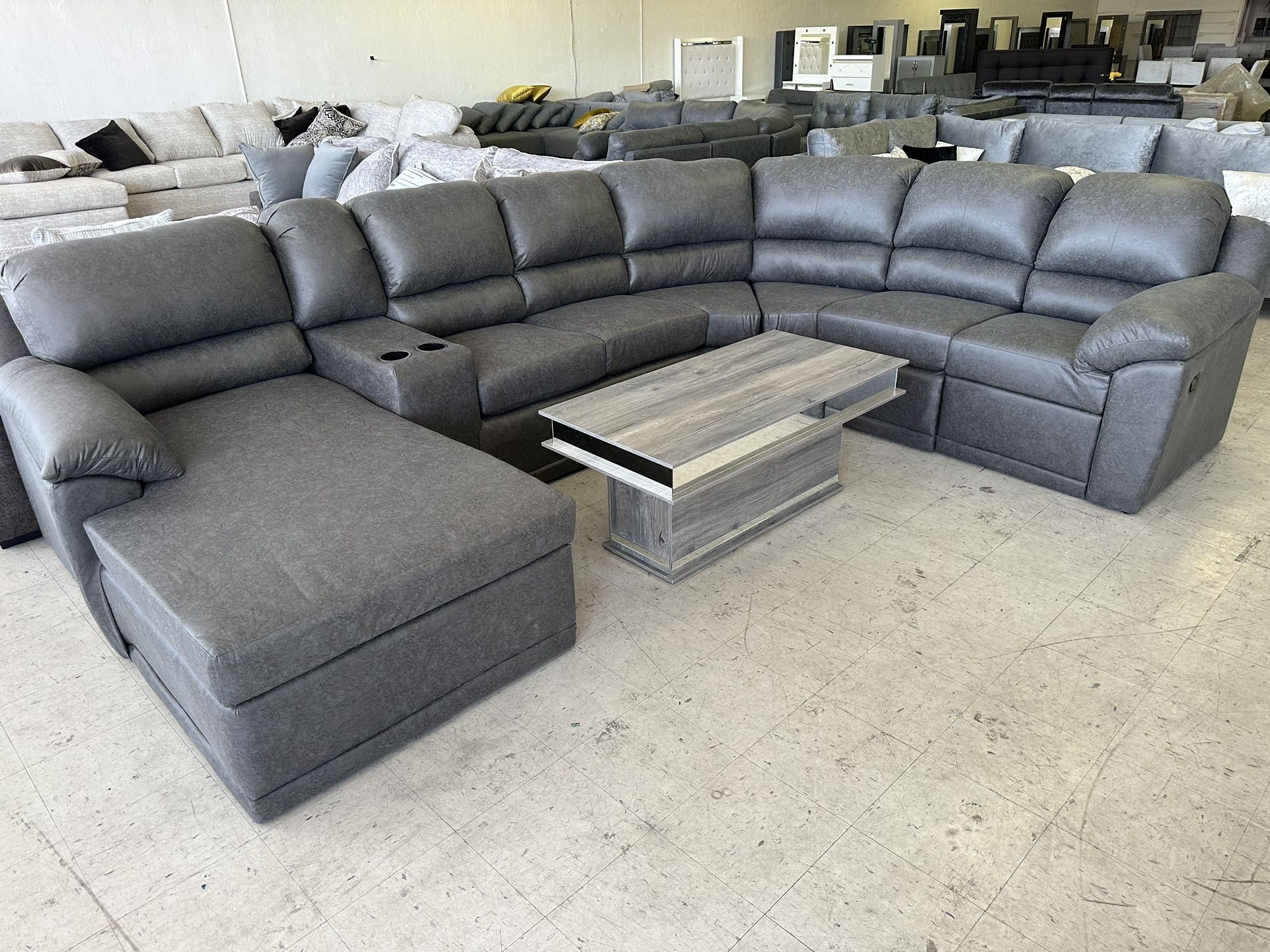 New Grey Sectional