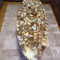 Vintage Italian Neoclassical Style Coffee Table & 2 End Tables 