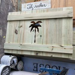 Bahama Style Shutters With Cut Outs