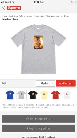 Nan Goldin/ Supreme Kim in Rhinestone Tee