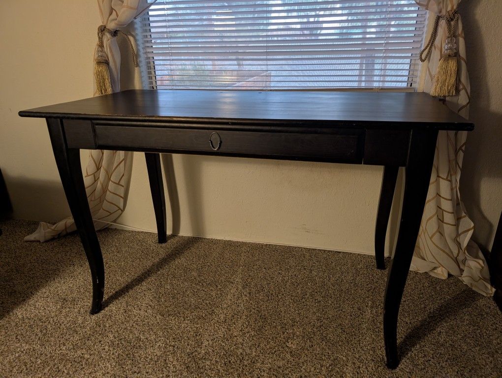 Black Brown IKEA Leksvik Desk