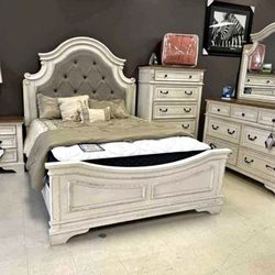 New Queen Farmhouse Bedroom Set 