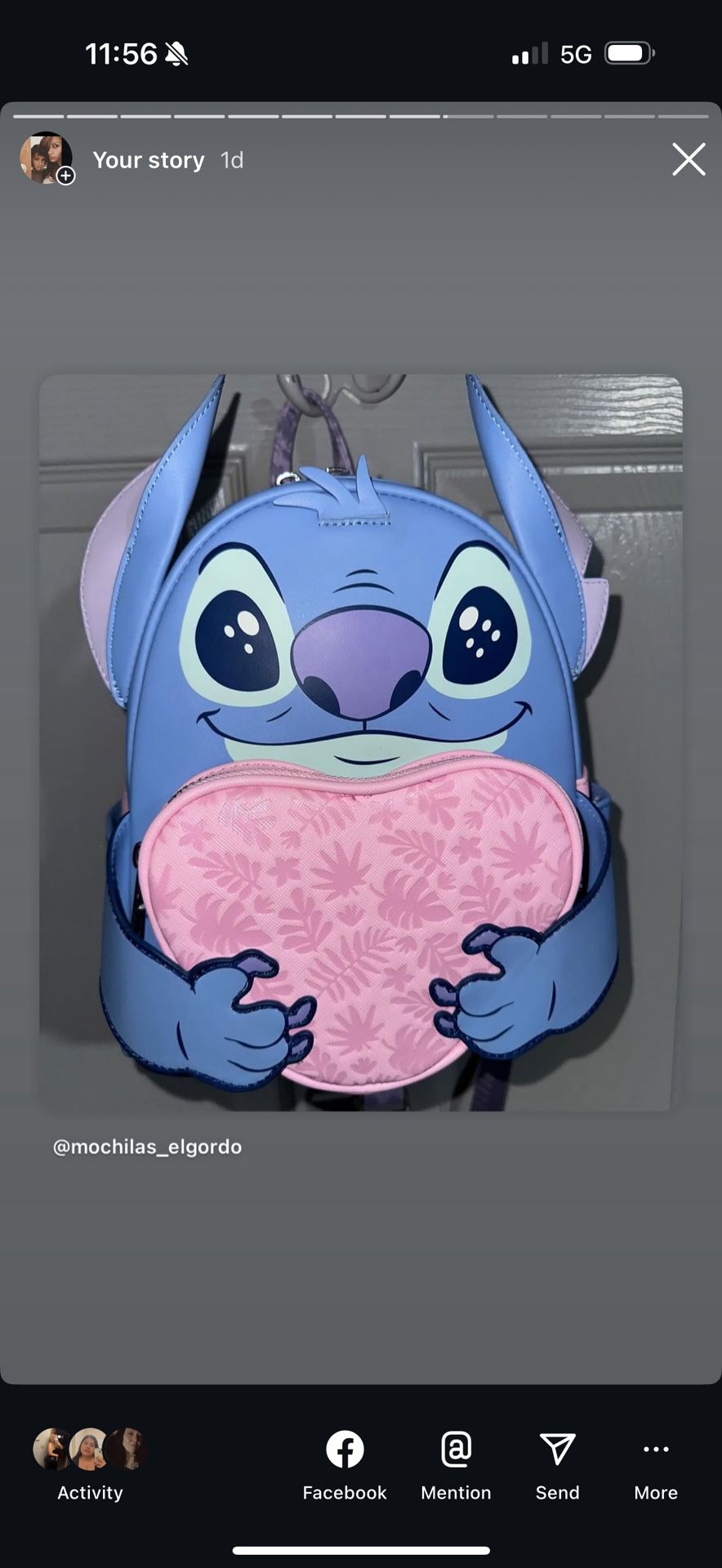 Loungefly Stitch Heart Backpack,All Products : American Fashion Style Bags On Sale