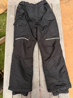 Youth size large 10–12 black snow pants