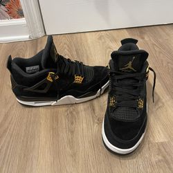 Nike Jordan 4 Royalty(Black and Gold) 