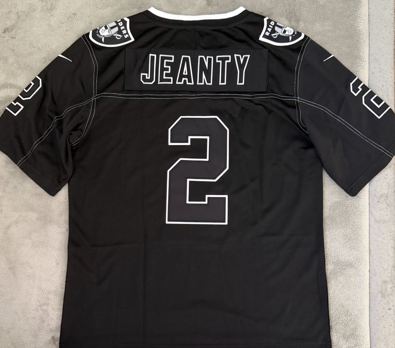 RAIDERS ASHTON JEANTY Nike Stitched Jerseys Mens Womens And Youth Sizes Small To 7x See Prices In Description