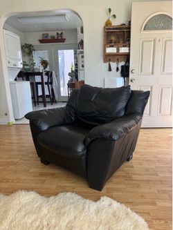 Leather Accent Chair