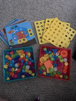 Montessori Button Art