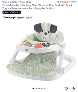 Fisher Price Sit Me Up Floor Seat With Tray 
