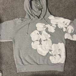 Denim Tears Hoodie, Gray, Large