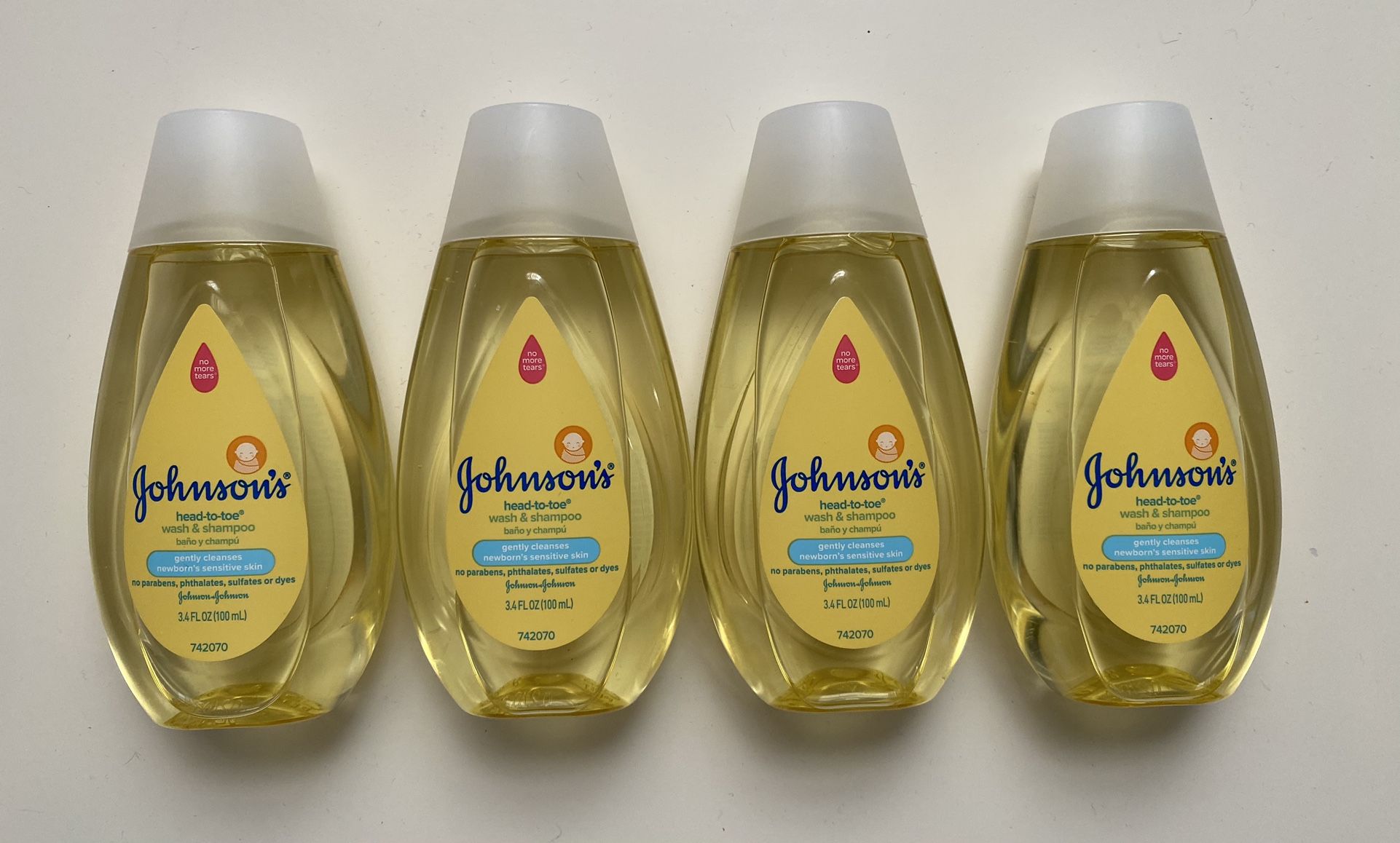 Johnson & Johnson baby wash & shampoo 4 for $1