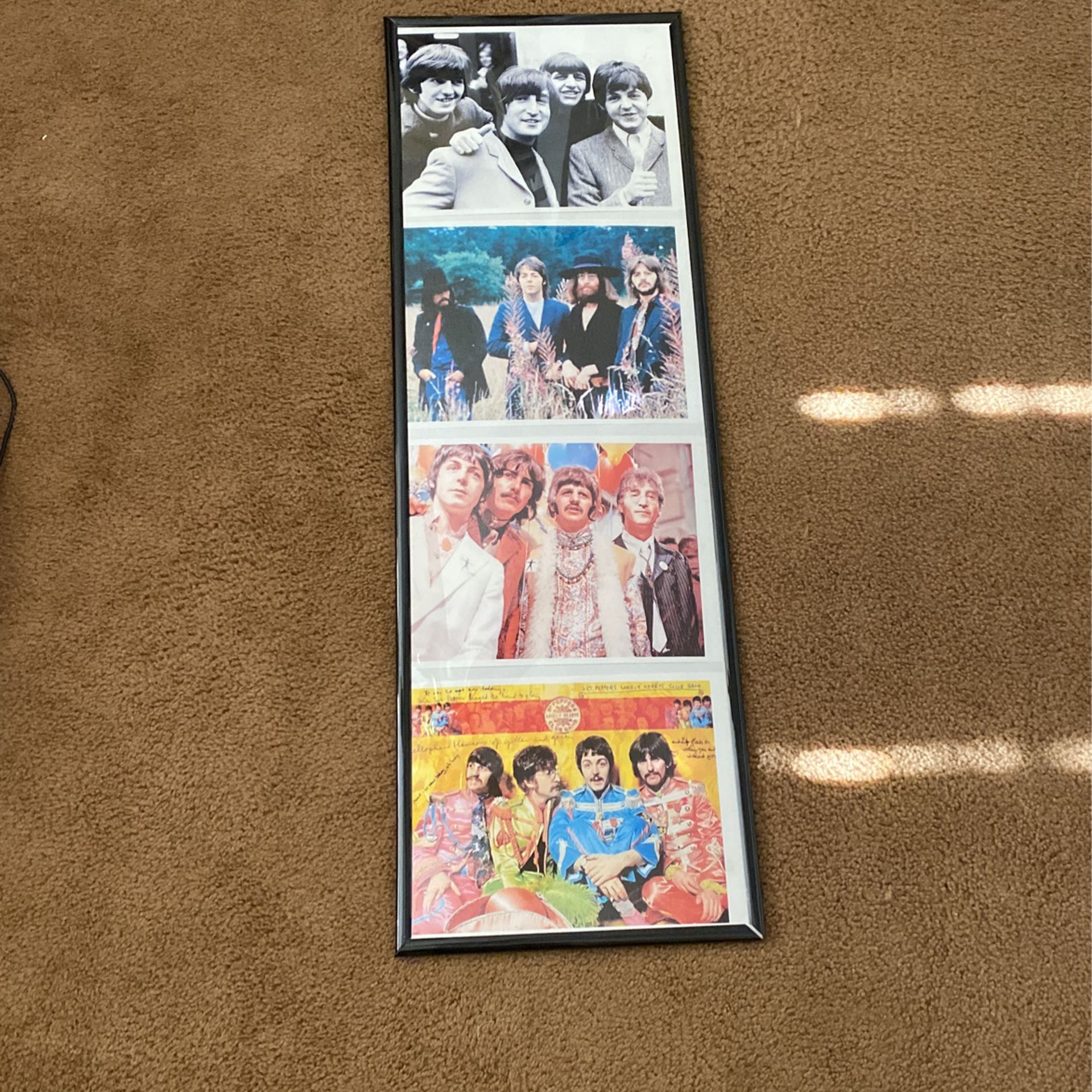 Beatles Framed Pictures $25