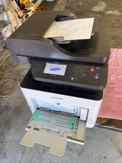 Samsung color laser printer powers on untested $50 cash 2401 n Euclid ave  Upland 91784