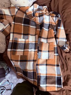 SHEIN oversized flannel