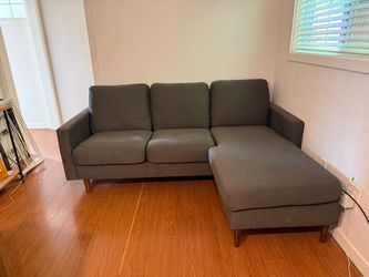 Grey L shaped Sofa