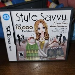 Nintendo Ds Style Savvy VERY RARE