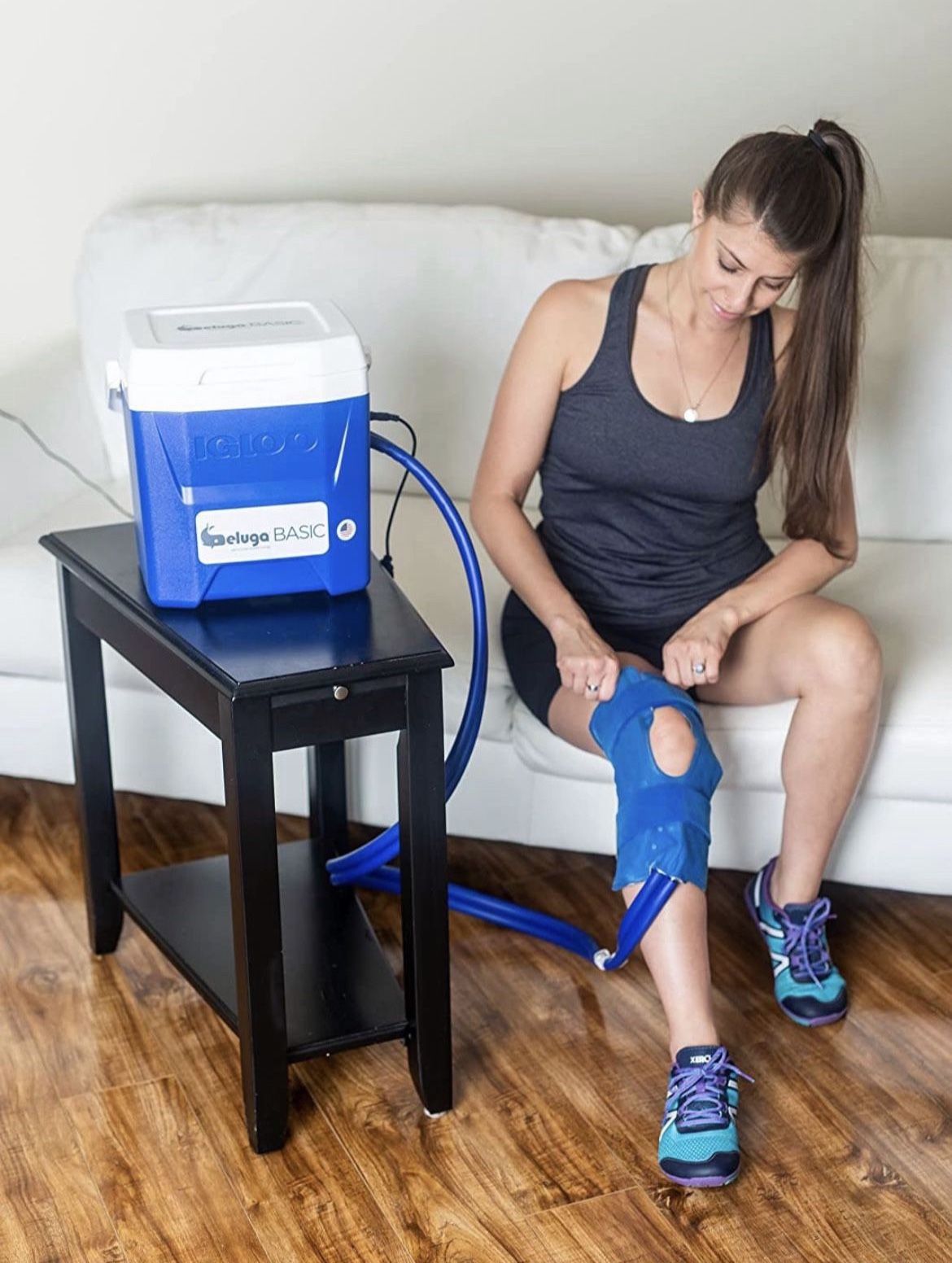 Beluga BASIC Arctic Flow Therapy System with knee wrap | 12-quart cooling tank | with on/off switch