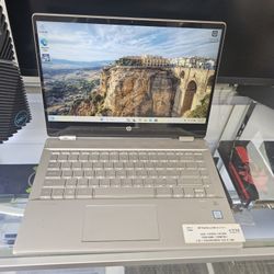 HP  PAVILION x360 M 2-1 Convertible Laptop,  i5-8th Gen. 16GB Ram, 128GB SSD,  Win11 