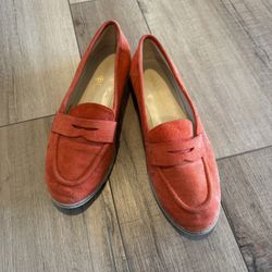 Nine west Leather Suede Loafers Size 6.5