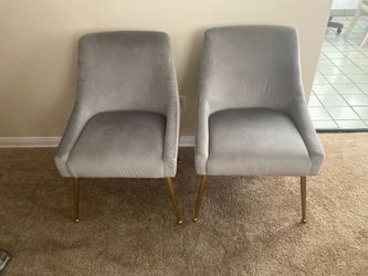 Beautiful velvet chairs