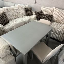 NEW DINING TABLE SET $399 / NEW SOFA SET $849