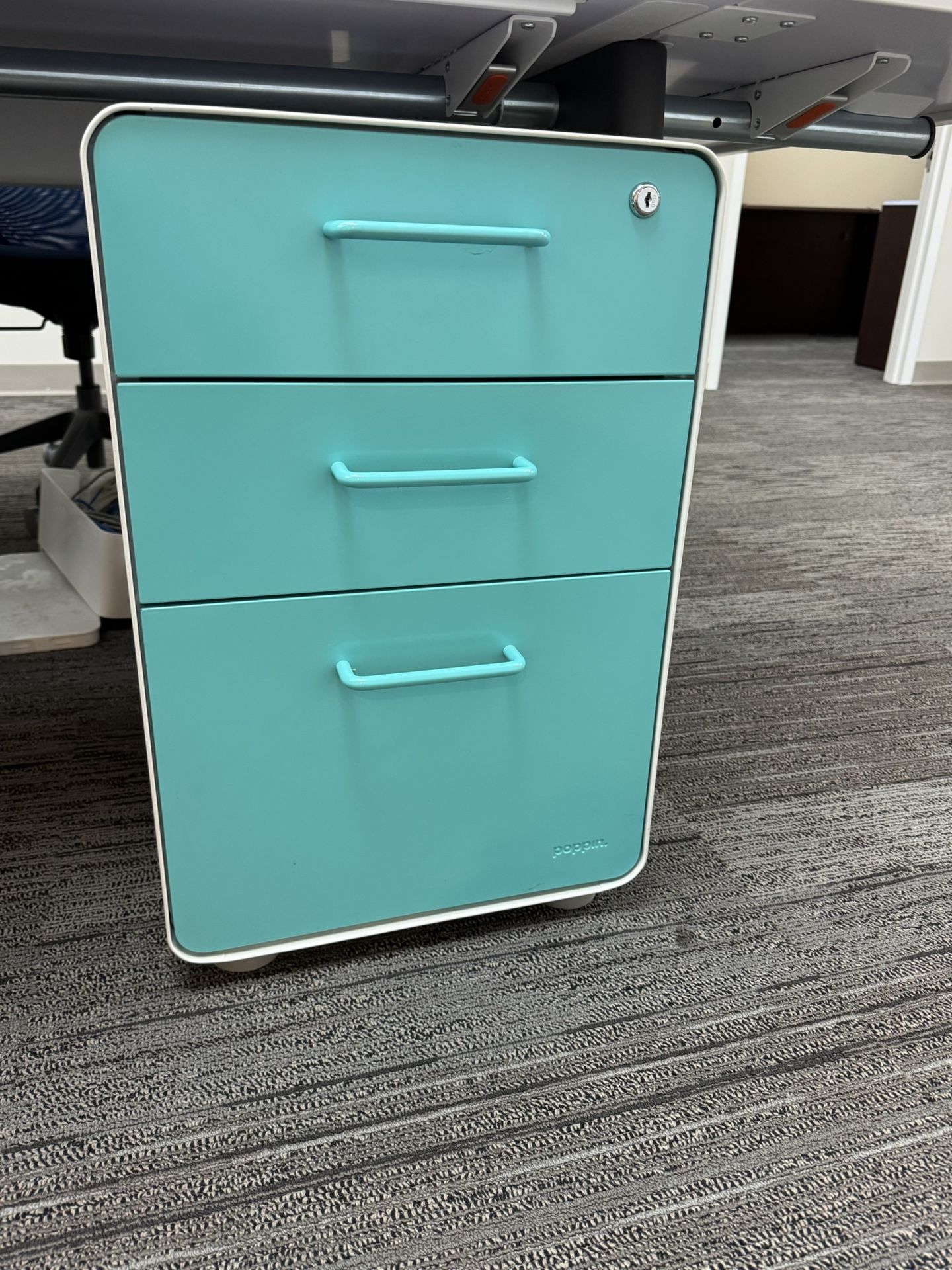 Poppin Office Furniture. File Cabinets, Desk and Chairs