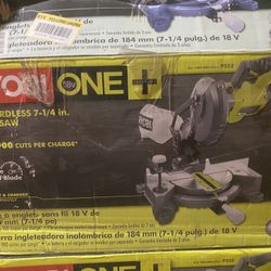 RYOBI cordless 7-1/4 MITER SAW New 