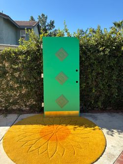 50s 60s Vintage Mid Century Modern Atomic front door