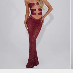 New Koko Bay Lace Maxi Skirt 