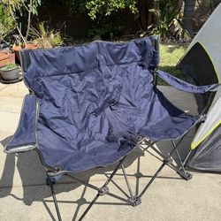 Double Chair Dark Blue