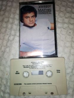 Johnny Mathis Wonderful Cassette Tape