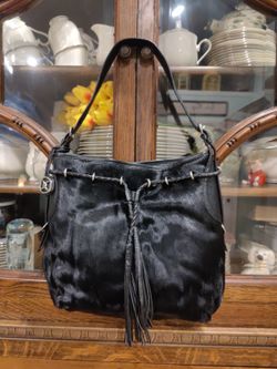 DKNY Calf Hair Shoulder Tote