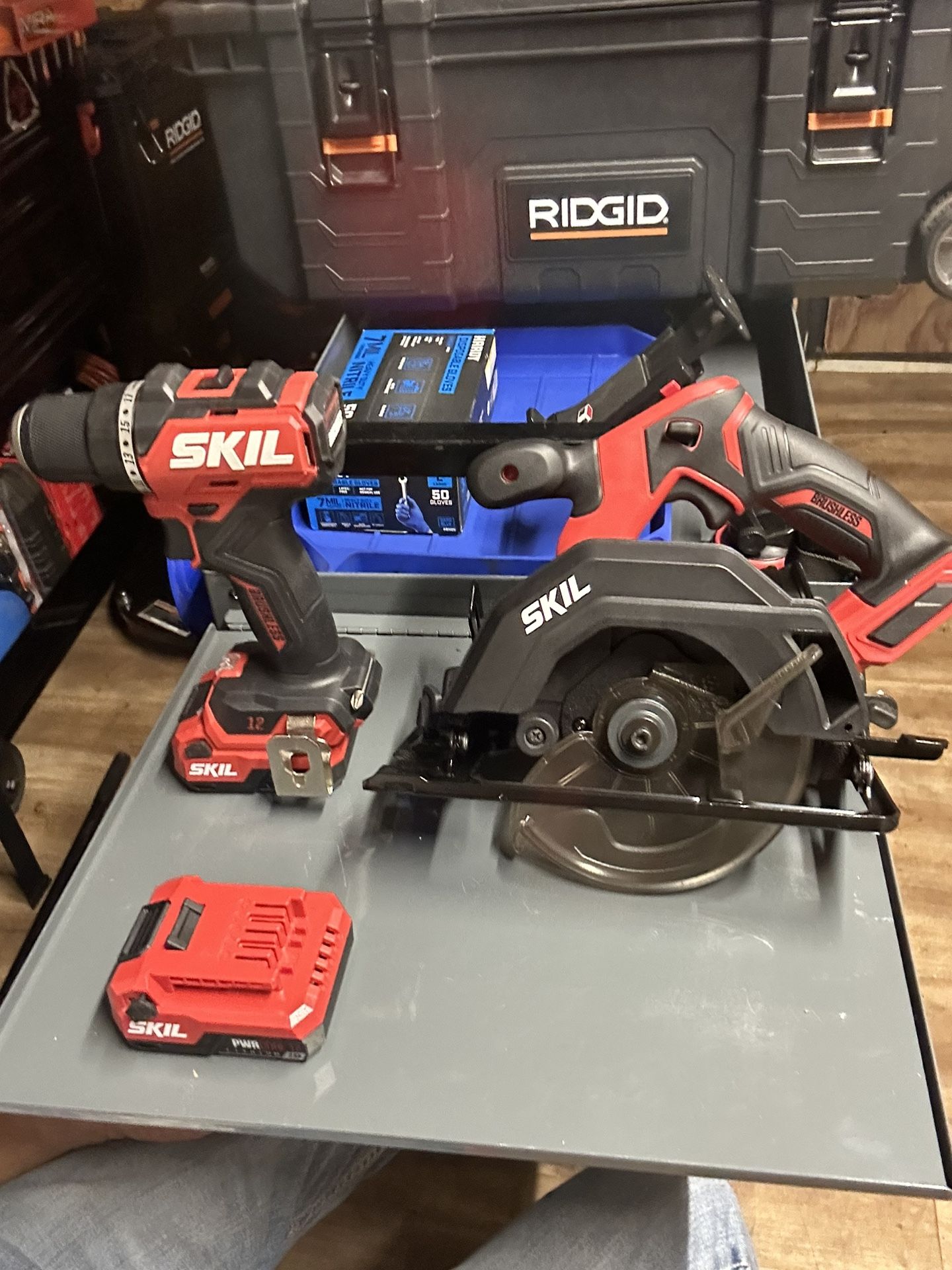 Drill and saw