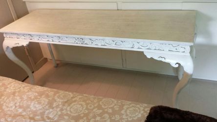 Very Nice Carved Credenza  Buffet Table