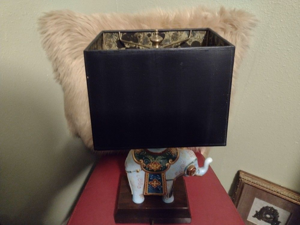 Asian Style side table lamp