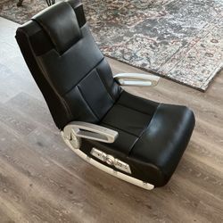 Rocker SE II Bluetooth Floor Rocker Chair - Video Gaming Chair with Bluetooth Speaker - 2 Speakers & Subwoofer - Game Chair with 