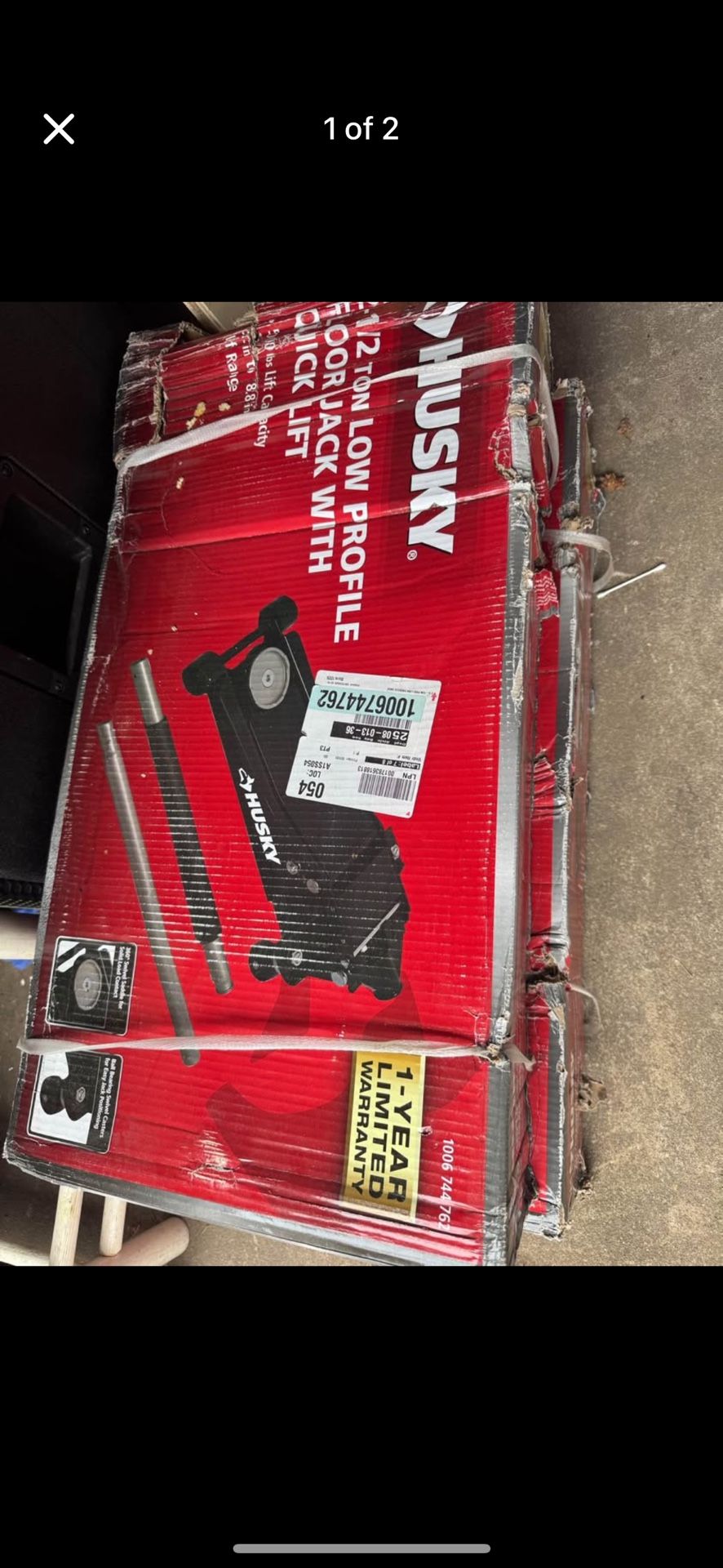 Husky 2.5-Ton Pro Low Profile Floor Jack