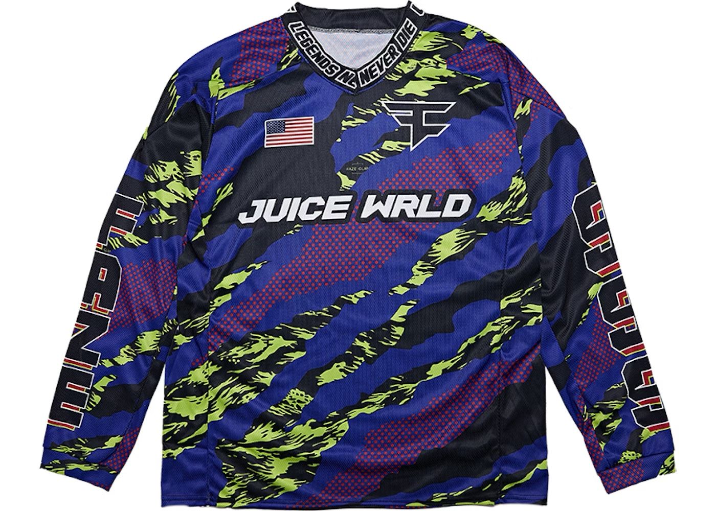 Juice Wrld x Faze Clan Limited Paintball Jersey
