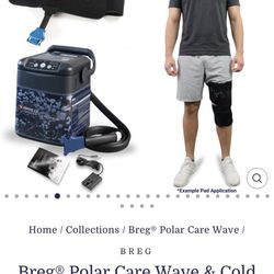 Bregg polar care Cold And Compression Machine With Knee Attachment 