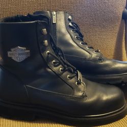 HARLEY DAVIDSON MOTORCYCLE LEATHER BOOTS
