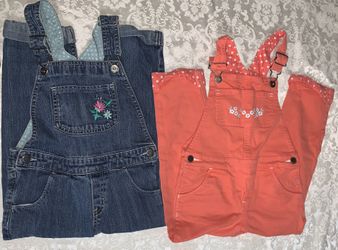 OshKosh Overall 2 Pairs Size 4T 