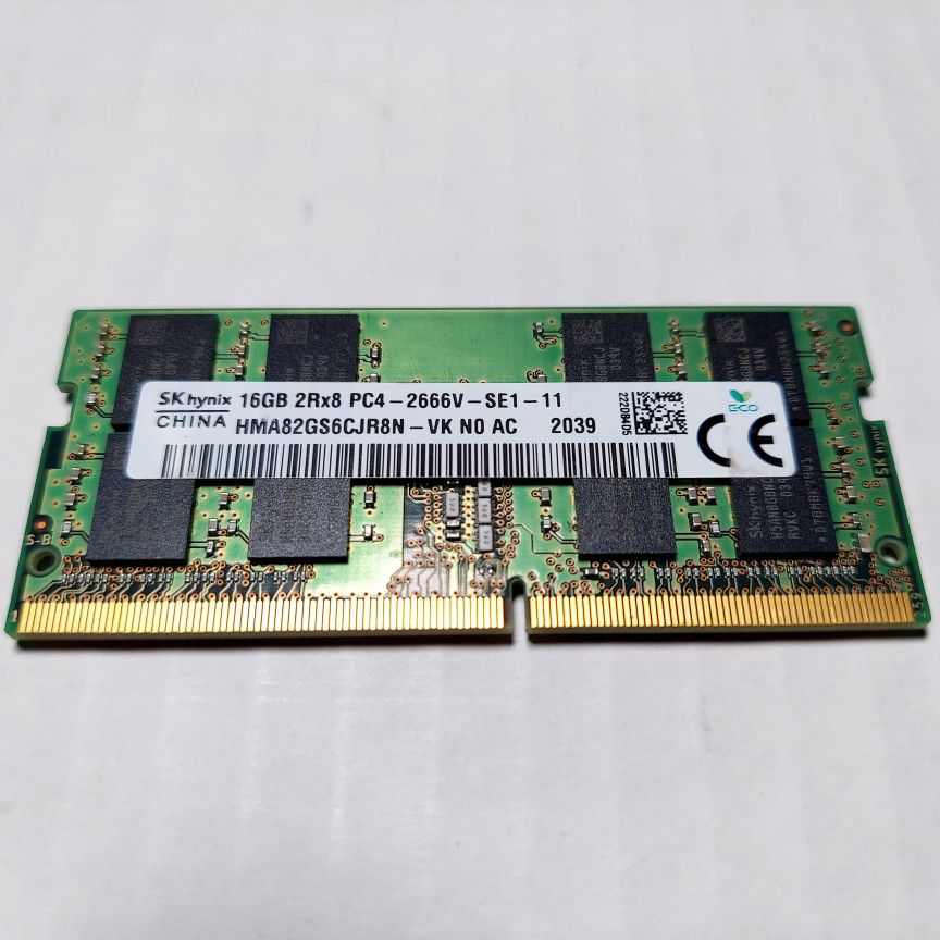 SK Hynix 16GB DDR4 SODIMM Laptop RAM 2666 MHz PC4-21300 260pin