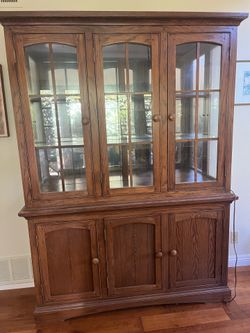 Solid wood China hutch, and cabinet