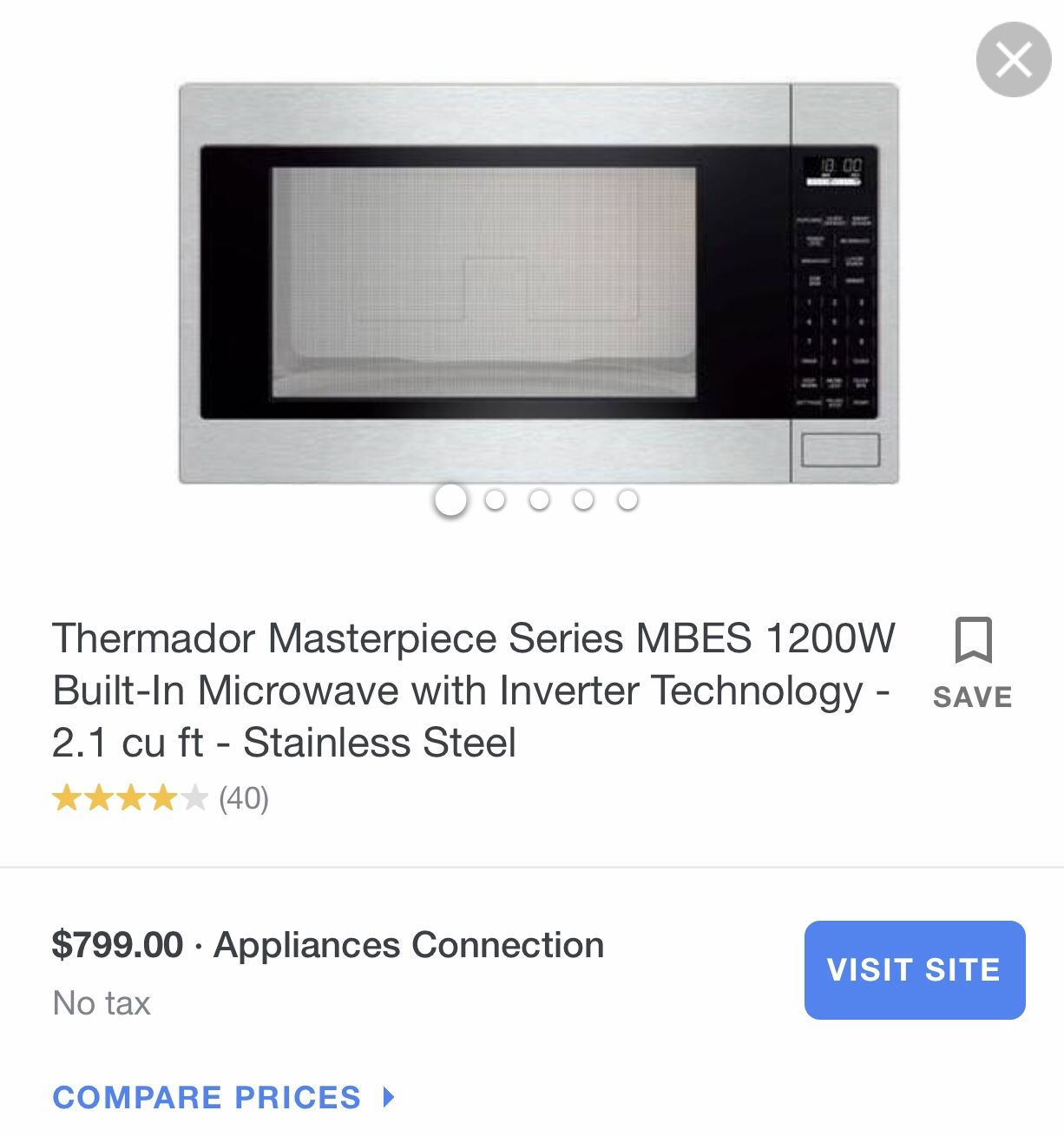 Thermatos microwave