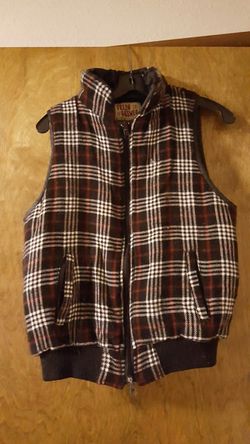 Fresh brewed authentic plaid vest