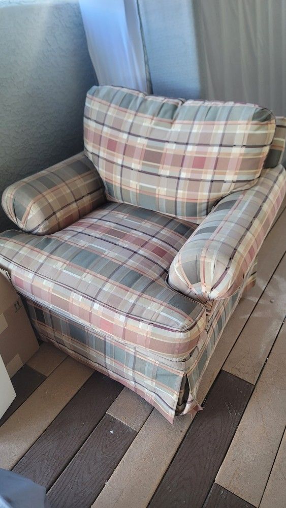 Plaid Chair For Free