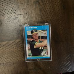 Fleer U -76 Mark McGuire 1987 Baseball Card