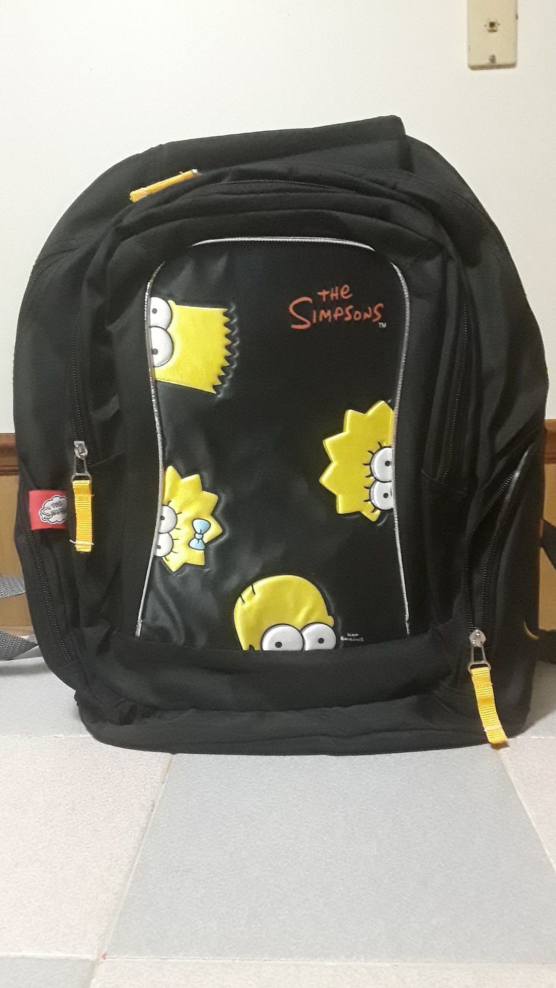 Backpack of the simpsons